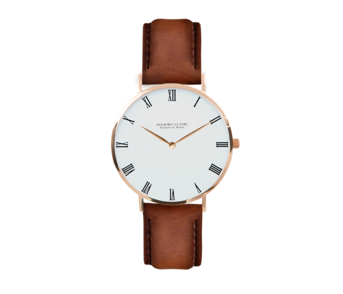 Holborn Classic FM26M990003 40mm FM Duke Watch for Women - Orange Taupe and Snow White 1 in UAE