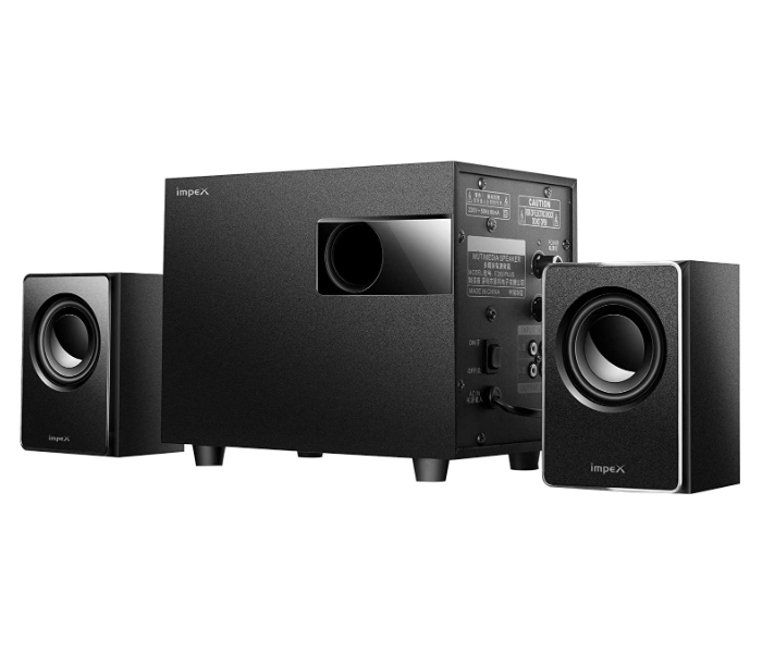 Impex HT 2115 Micro R1 20W 2.1 Channel Multimedia Speaker with Acoustimass Speaker Technology - Black 1 in UAE