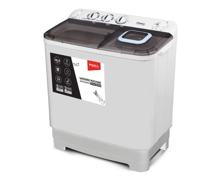 Impex WM 4202 10KG Semi Automatic Washing Machine 1 in UAE