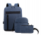FN Unisex 3 Piece Business Laptop Backpack - Blue 2 in UAE