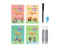 Sank Magic 4 Piece Practice Copybook for Kids with Pen