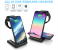 3 in 1 Wireless Charger Charging Stand - Black 1 in KSA
