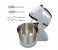 Boss Tech 250W 7 Speed 2 in 1 Electric Hand Mixer with 2 Litre Stainless Steel Bowl - White and Silver 1 in UAE