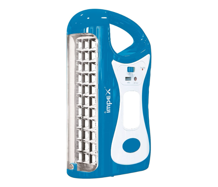 Impex IL 702 6V LED Rechargeable Lantern Light with Over Charge and Discharge Protection - Blue 1 in UAE