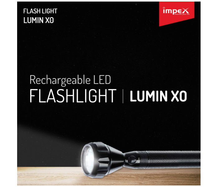 Impex Lumin X0 5W Cree LED 300mAh Rechargeable Handheld Flashlight - Black 4 in UAE