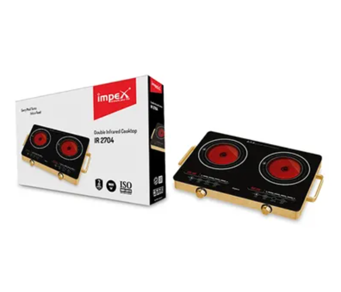 Impex IR 2704 1800W Double Infrared Cooktop 2 in UAE