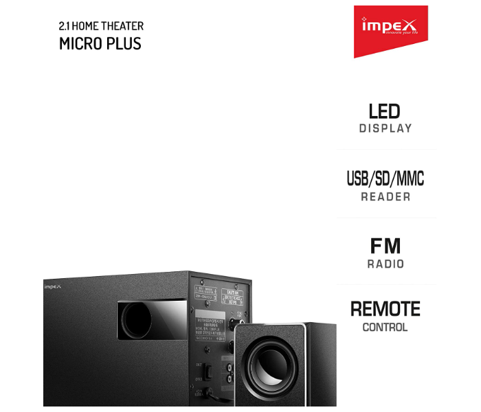 impex multimedia speaker 2.1 micro r1