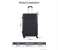 Para John PJTR2042 Single 28 Inch Luggage Trolley - Black 4 in UAE