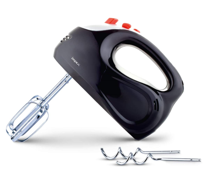 Impex HM 3302 150W Full Copper Motored Handheld Hand Mixer with 2 beaters 2 Hooks 1 in UAE