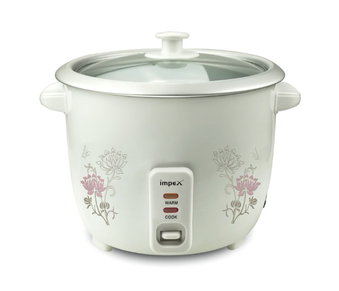 Impex RC 2801 400W 1L Automatic Electric Rice Cooker -White 1 in UAE