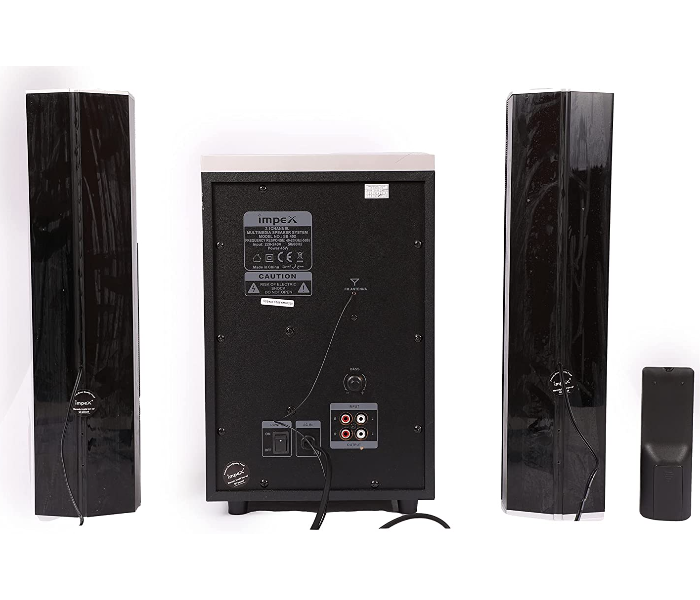 Impex SB 402 Sub Woofer Wireless Multimedia Speaker with Full Remote Function -Black 3 in UAE