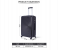 Para John PJTR2043 Single 28 Inch Luggage Trolley - Black 2 in UAE