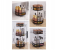 FN-3 Tier Kitchenware Rack Rotating Multifunctional Spice Rack Bathroom Cosmetic Shelf Stainless Steel Storage Rack - Black 1 in UAE