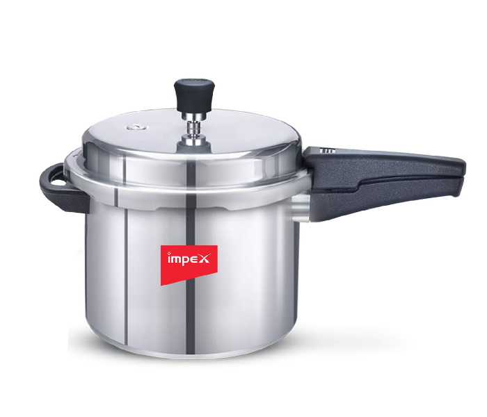Impex ECO 5 5L Induction Base Aluminium Pressure Cooker - Silver 1 in UAE