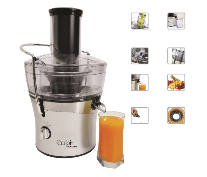 Emjoi UEPJ-229 700W Juice Extractor -Silver 2 in OMAN