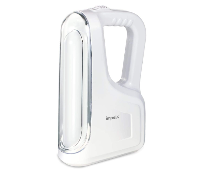 Impex SHINE LB 9.6W LED Rechargeable Emergency Light with Solar Panel Charge port - White 1 in UAE