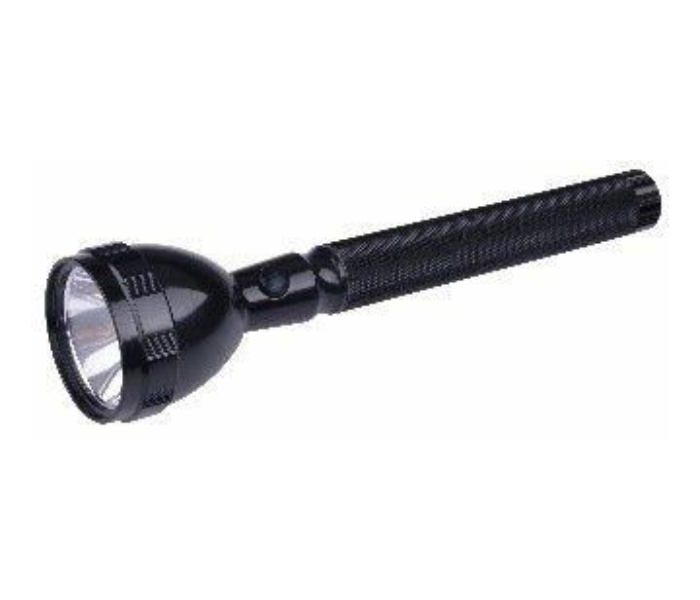 Impex GLISTER G22B LED Rechargeable Flashlight with Charge Indicator - Black 1 in UAE