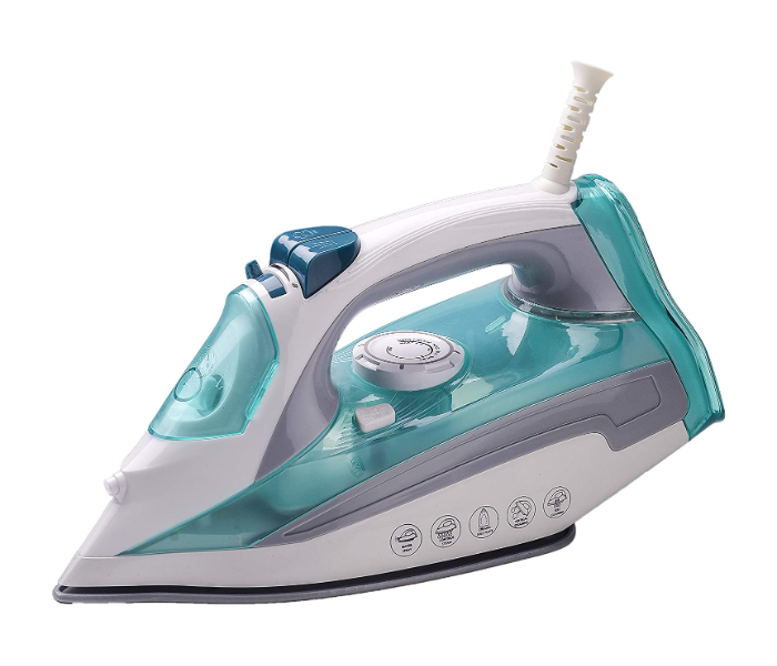 Impex IBS 403 2000W Electric Steam Iron Box - White and Blue 1 in UAE