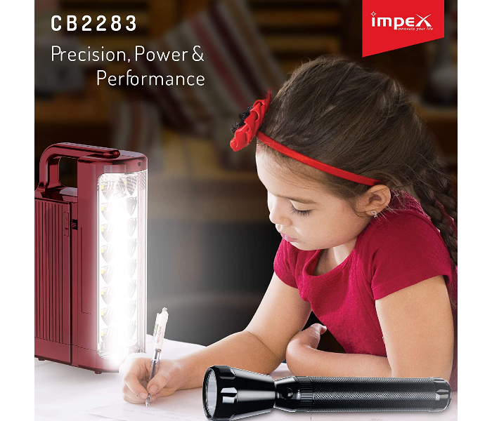 Impex CB 2283 Super Bright SMD LED Rechargeable Lantern and Flashlight 2 in UAE