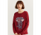 Springfield 108726631 Medium Sweatshirt for Women - Brown 1 in UAE