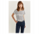 Springfield 683724717 Size 38 Cotton Pant for Women - Light Blue 2 in UAE