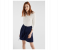 Springfield 685506716 Size 38 Mid-Rise Shorts for Women - Blue 2 in UAE