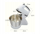 Boss Tech 250W 7 Speed 2 in 1 Electric Hand Mixer with 2 Litre Stainless Steel Bowl - White and Silver 4 in UAE