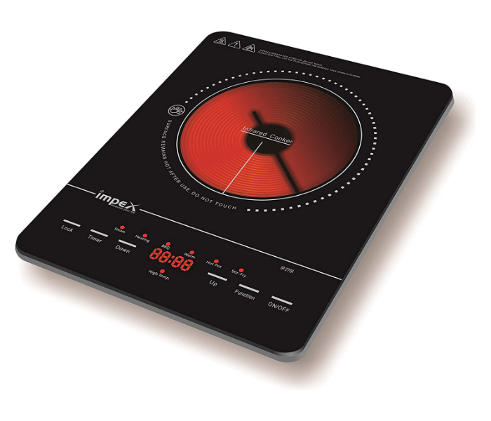 Impex IR 2701 1800W Infrared Induction Cooker - Black 1 in UAE