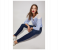 Springfield 684526615 Size 36 Basic Denim for Women - Medium Blue 3 in UAE