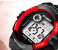 E-Shock Kids Watch Boys Girls LED Watch Digital Electronic Casual Sports Watch-Red