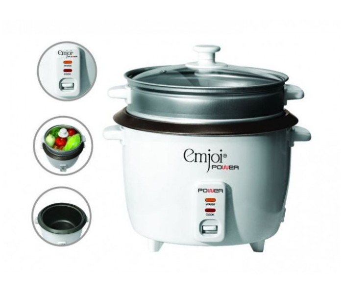 Emjoi UERC-198 Rice Cooker - White 2 in OMAN