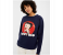Springfield 108740119 XS Sweatshirt for Women - Blue 1 in UAE
