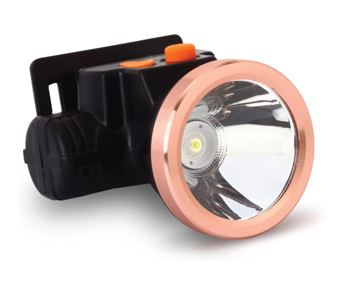 Impex HL 2201 3W 1200 mAh Rechargeable LED Head Lamp Flashlight - Black 1 in UAE