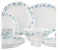 Delcasa DC2215 42 Pieces Opalware Dinner Set - White 2 in UAE