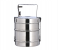 Delcasa DC1985 2Layer Stainless Steel Bombay Tiffin With Removable Inner Plate -Silver 1 in UAE