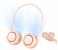USB Rechargeable Bladeless Hanging Personal Mini Neck Fan - Pink 5 in UAE