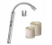 Candle Electric Lighter Rechargeable Windproof USB - Silver 1 in UAE