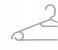 Delcasa DC1991 10Pieces Plastic Durable Non Slip Cloth Hanger Set -Grey 3 in UAE
