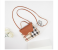 FN-Mini Small and Square Trendy Custom Logo Shoulder Handbags for Women - Brown 1 in UAE