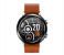 F5 Rotatable Bezel Screen with Touch Control Heart Rate Sleep Monitor and Business Sports Fitness Smart Watch - Brown 1 in UAE