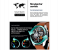 F5 Rotatable Bezel Screen with Touch Control Heart Rate Sleep Monitor and Business Sports Fitness Smart Watch - Black 6 in UAE