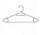 Delcasa DC1991 10Pieces Plastic Durable Non Slip Cloth Hanger Set -Grey 2 in UAE