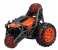 Merriboy MBRC1992 4 Wheel Remote Control Tumbling Stunt Toy Car with Light Mini Deformation for Kids - Orange 4 in UAE