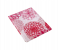 Delcasa DC1997 Water Repellant Pattern Shower Curtain -Pink and White 1 in UAE