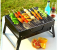Outdoor Portable Barbeque Charcoal BBQ Grill Black Image