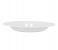 Delcasa DC2320 10 Inch Melamine Deep Dinner Plate - White 4 in UAE