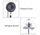FN-Aluminum Alloy LED Sunset Projection Halo Lamp - Black 4 in UAE