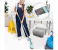 Generic Magic Self Wringing Flat Floor Mop with 360 Spin and Hand-Free Wash - Blue and Silver 2 in OMAN