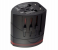 All in One Dual USB Surge Protection and Worldwide Compatible Universal International Travel Adapter - Black 3 in UAE