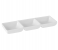 Delcasa DC2321 9 Inch Melamine 3 Divider Sauce Bowl - White 1 in UAE